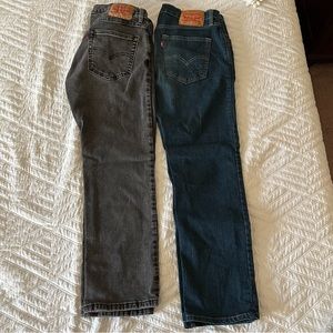 TWO Levi’s 514 Straight (READ DESCRIPTION)